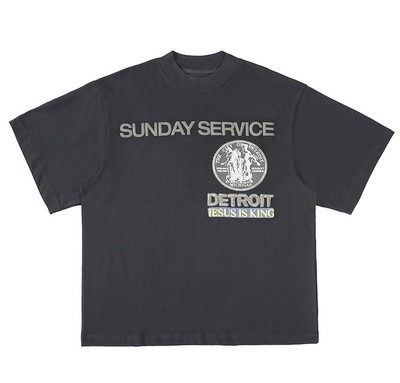 Kanye Jesus IS King oversized looseT-shirt ユニセックス 男女兼用 ...