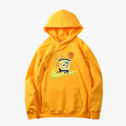 Men's SpongeBob Hooded sweater loose hood Parker Trainer スポンジ