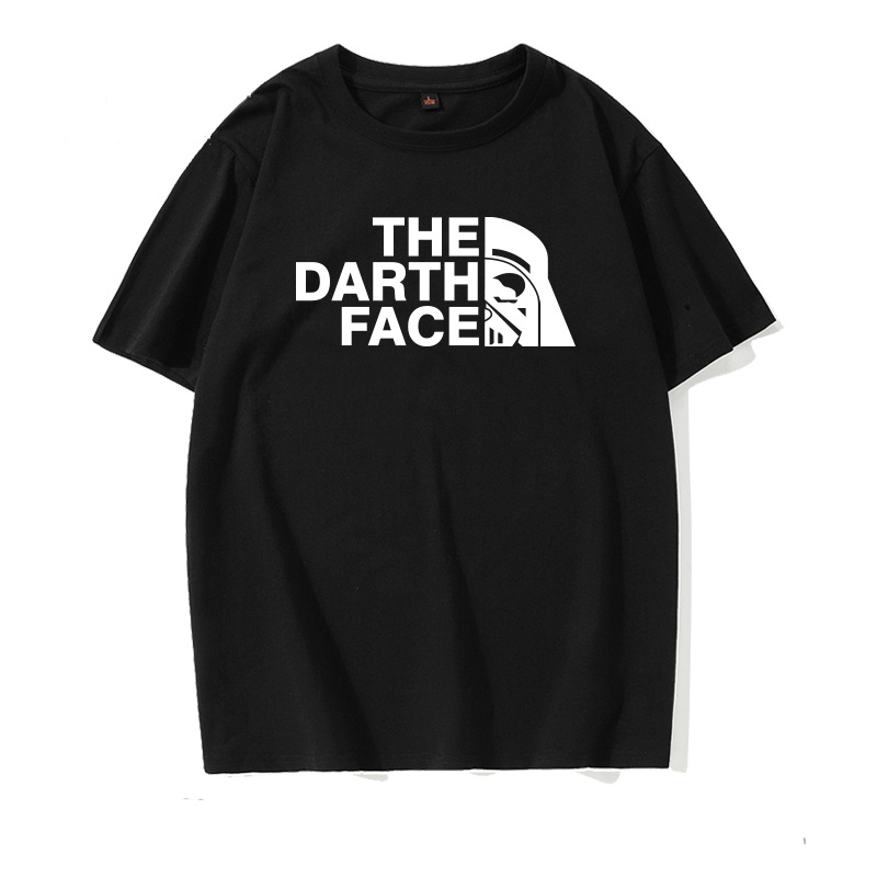 Unisex THE DARTH FACE short-sleeved T-shirt 男女兼用 ユニセックス 