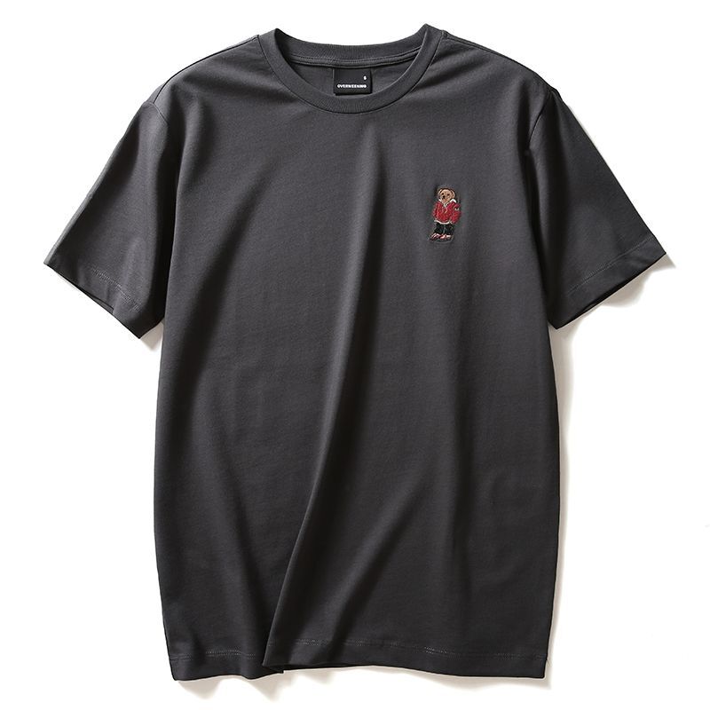 Unisex One point bear embroidery T-shirt 男女兼用 ユニセックスワン