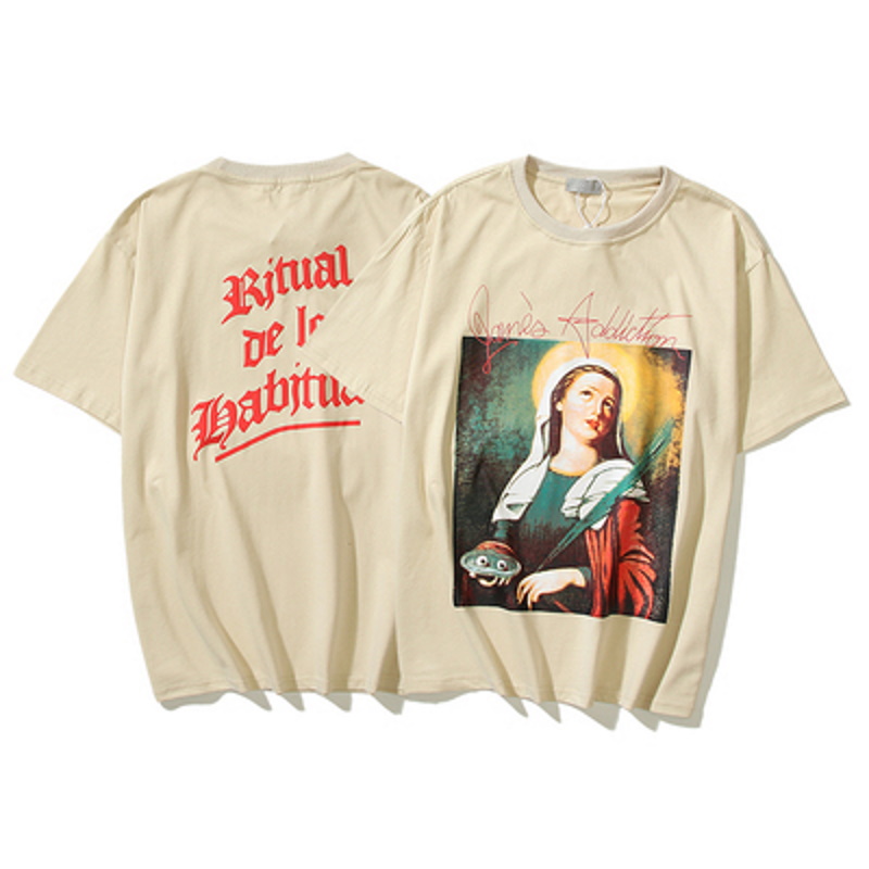 Vintage Madonna short-sleeved T-shirt　ユニセックス 男女兼用ヴィンテージマドンナマリア半袖 Tシャツ