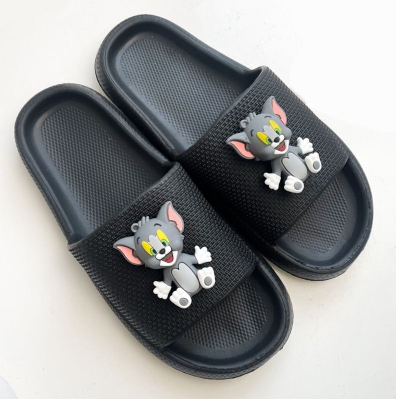 Three-dimensional Tom & Jerry slippers flip flops soft bottom