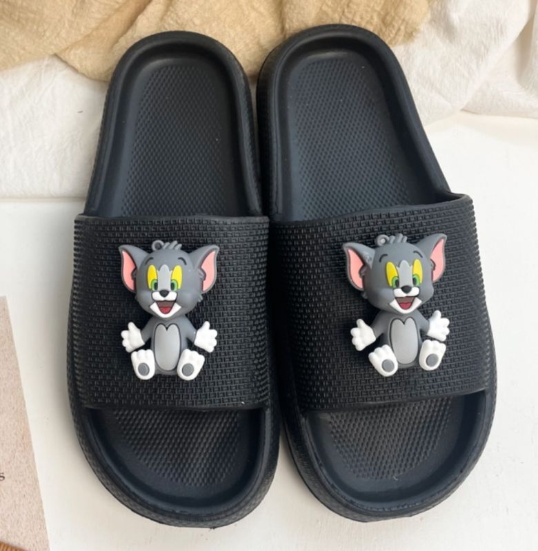 Three-dimensional Tom & Jerry slippers flip flops soft bottom