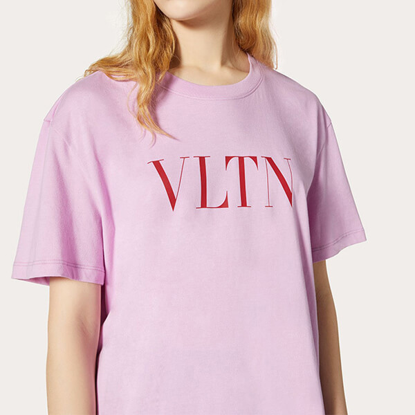 Unisex VLTN Rainbow Logo T-shirts VLTN レインボー ロゴ Tシャツ ...