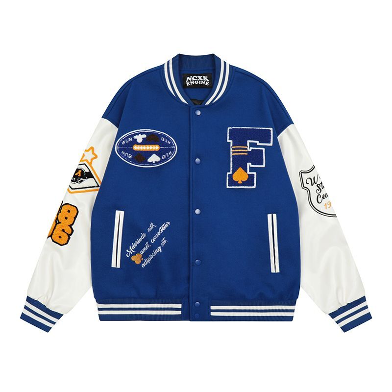 alphabet baseball jackets baseball uniform jacket blouson ユニセッ 