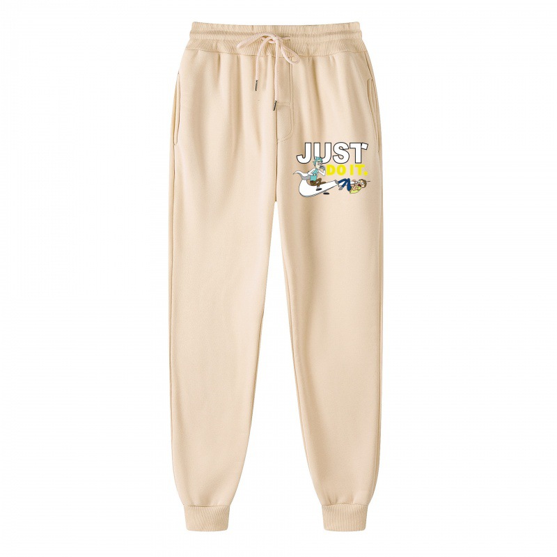 Unisex Rick and Morty just do it Broken Nike Sweat Pants ユニ