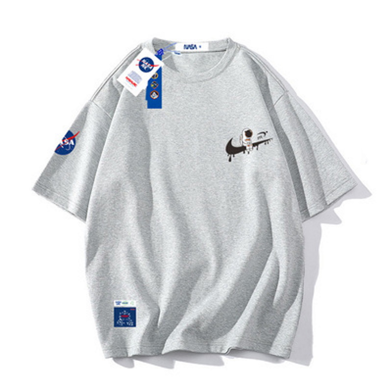 Smadre dusin Andre steder NASA x Astronaut x Raindrop Nike Print Short-sleeved T-shirt ユニセックス男女兼用NASAナサ×宇宙飛行士×雨だれナイキプリント  半袖Tシャツ