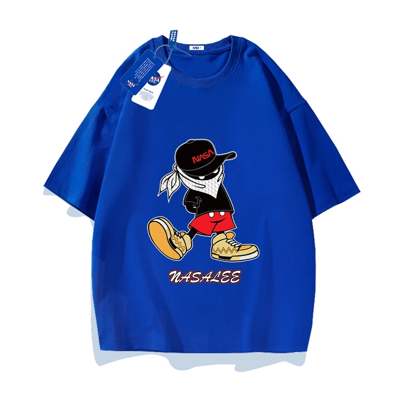 NASA x Gang Mickey Mouse PrintT shirt 即納 ユニセックス男女兼用 