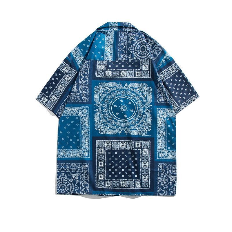 Unisex paisley shirt Aloha shirt 男女兼用 ユニセックスオーバー